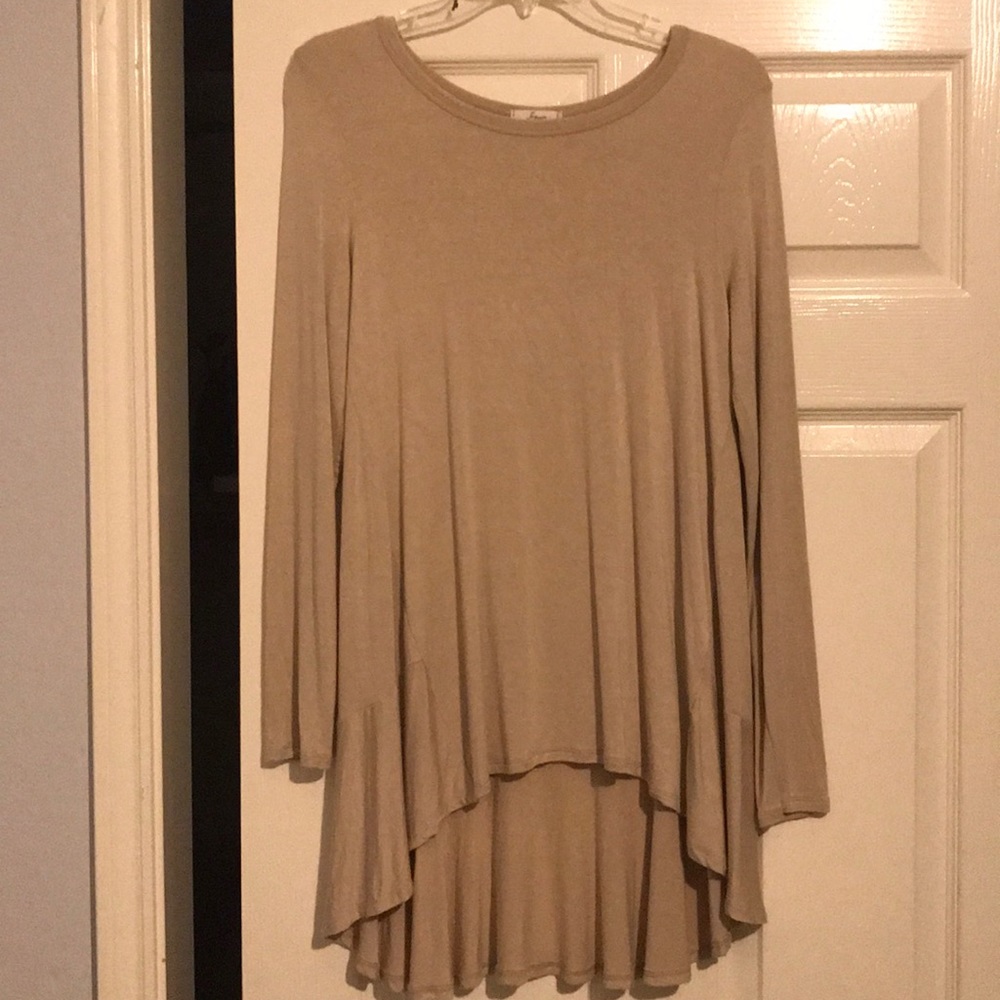 SOPRANO beige tunic top